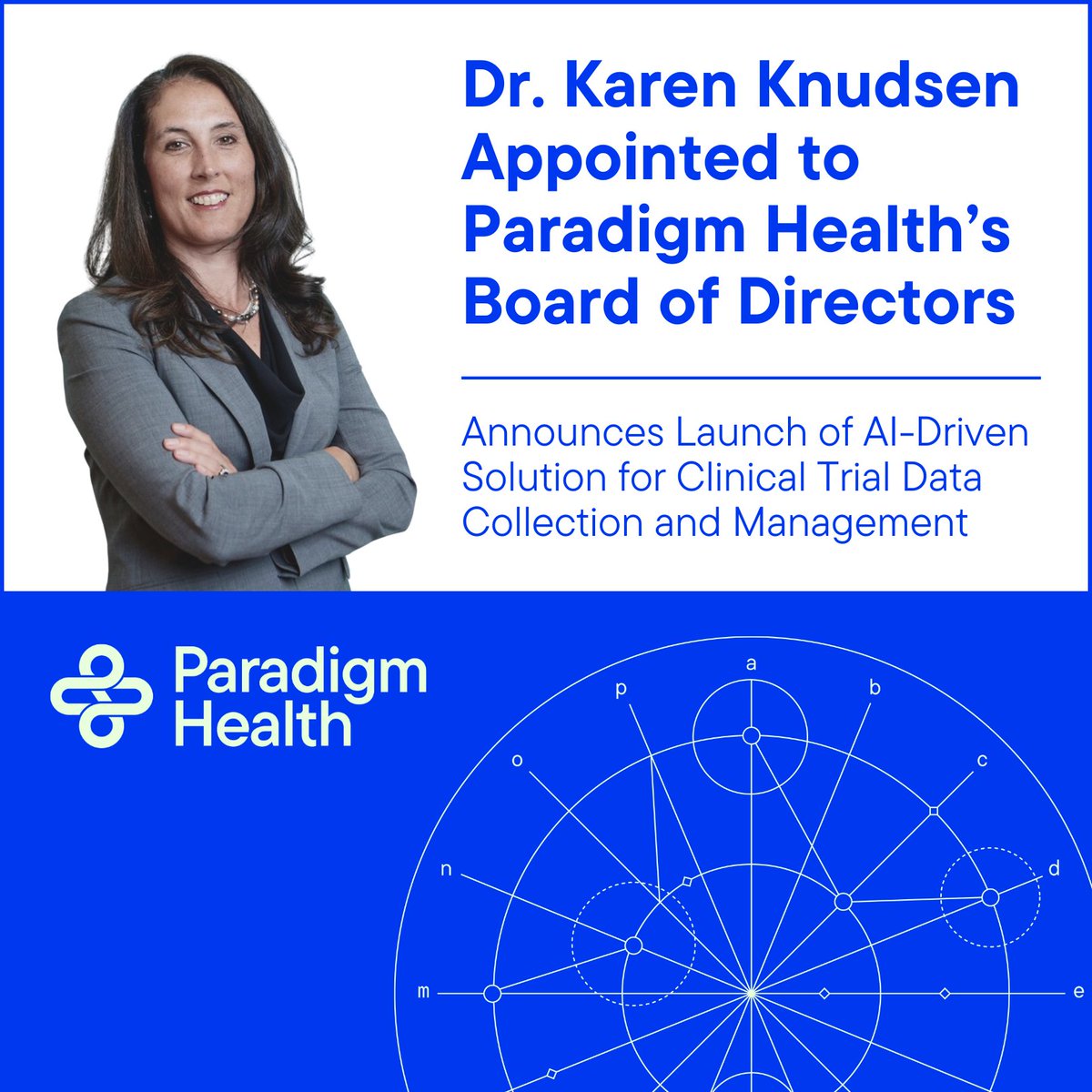 Paradigm Health is proud to announce the appointment of <a href="/DrKarenKnudsen/">Karen Knudsen, MBA PhD</a> to our Board of Directors. Read more in today’s update → paradigm.inc/news/karen-knu…