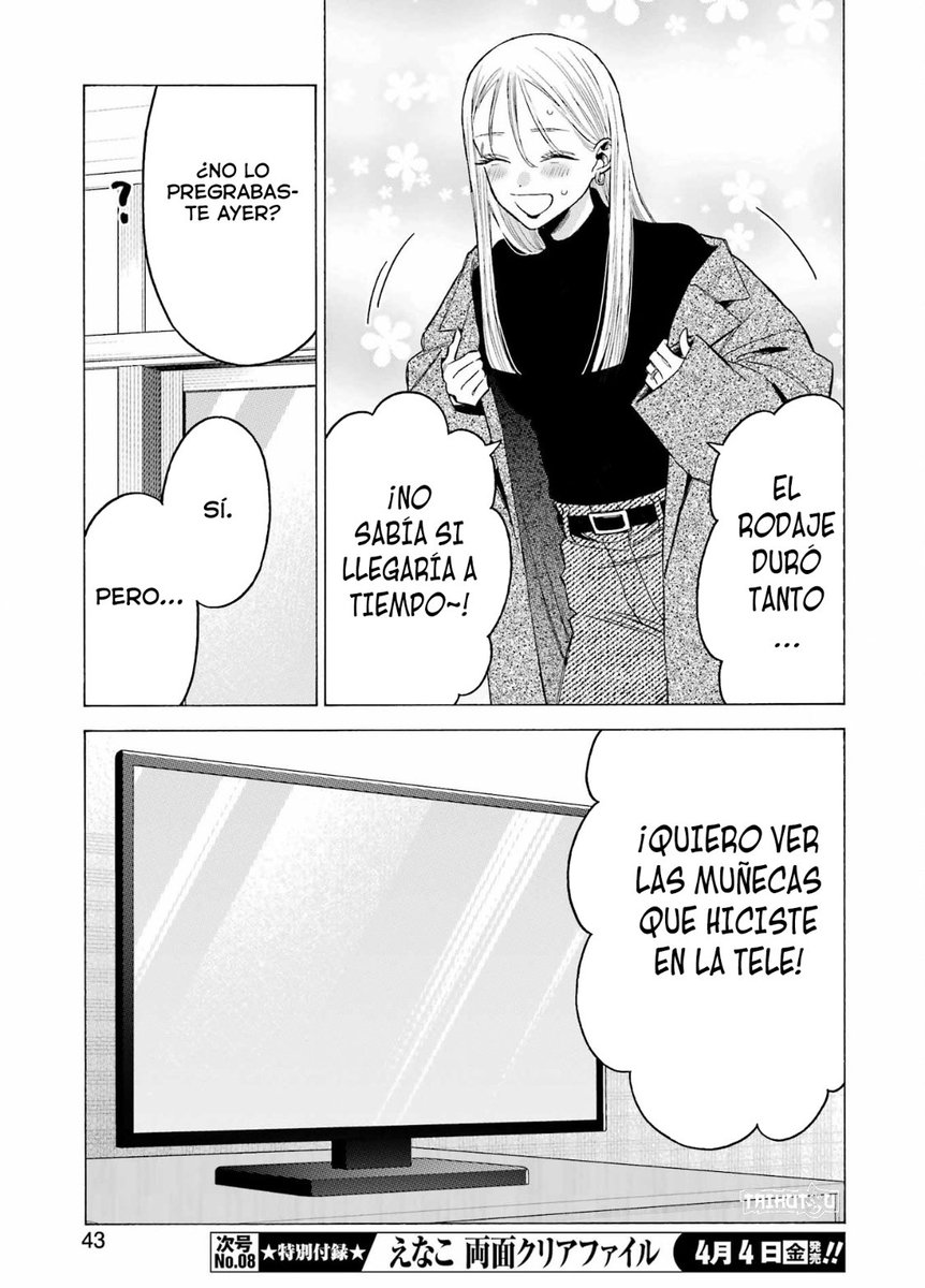 She has her hair cut in the final chapter