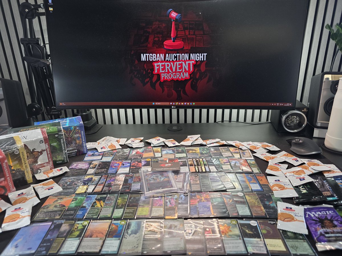 Goodies. Added. Auction night tonight! #MTGBAN