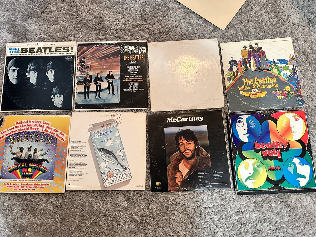 I’m definitely not short on Beatles vinyls #AudioApexx