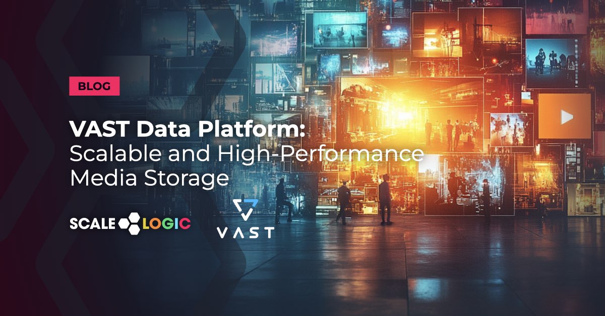 The VAST Data Platform delivers high-performance, scalable, and reliable media storage for seamless editing, fast retrieval, and effortless collaboration.

Learn more: scalelogicinc.com/blog/vast-data…

#VASTData #MediaTech #DigitalTransformation #EntertainmentEvolution #CDMP