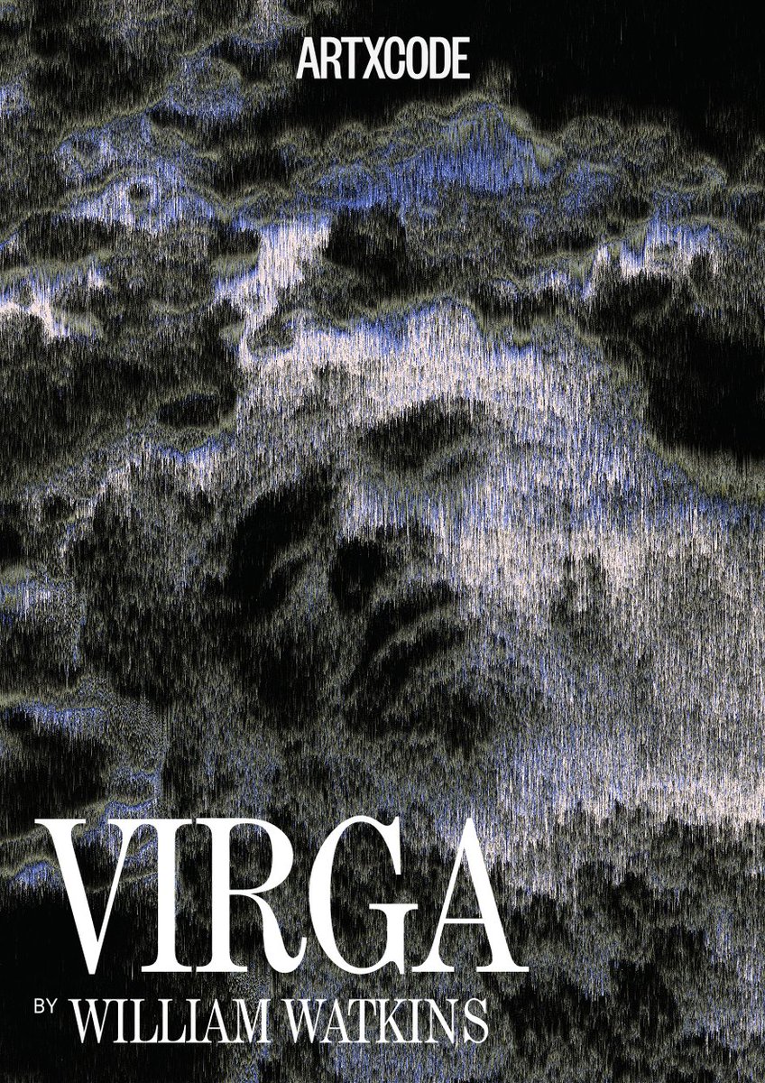 ARTXCODE (@artxcode_io) on Twitter photo 🚨 AUCTION CLOSING SOON🚨
< 30 minutes to secure your bids for Virga by <a href="/wwatkns/">William Watkins</a>!
50 works available. 100% code. 0.177ETH min bid.
⬇️ Auction linked below ⬇️ 🚨 AUCTION CLOSING SOON🚨
< 30 minutes to secure your bids for Virga by <a href="/wwatkns/">William Watkins</a>!
50 works available. 100% code. 0.177ETH min bid.
⬇️ Auction linked below ⬇️
