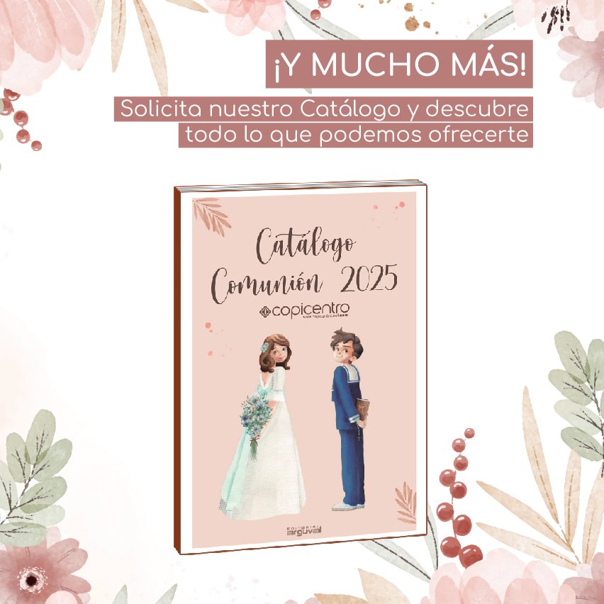 copicentro's tweet photo. Se acerca ese día tan mágico... ¡Descubre todo lo que podemos ofrecerte!  #MiPrimeraComunion https://t.co/8Ay5MxCUaZ
