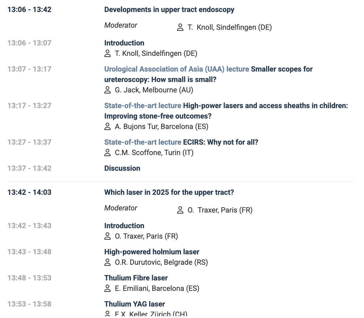 Oliver Wiseman (@ojwiseman) on Twitter photo #eau25. Join for a fascinating Stone session tomorrow, Friday. “Seminal development in upper tract endoscopy”. Purple area. Room 2. 12.45-14.15. <a href="/Uroweb/">European Association of Urology (EAU)</a> #eau25. Join for a fascinating Stone session tomorrow, Friday. “Seminal development in upper tract endoscopy”. Purple area. Room 2. 12.45-14.15. <a href="/Uroweb/">European Association of Urology (EAU)</a>