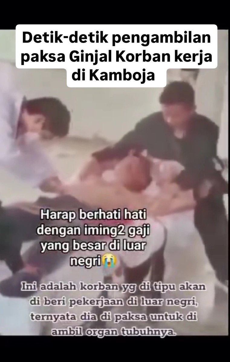 Sisi Gelap Kerja di Luar Negeri‼️

Jadi begini cara orang menjual manusia berkedok kerja diluar negeri... 😭😭