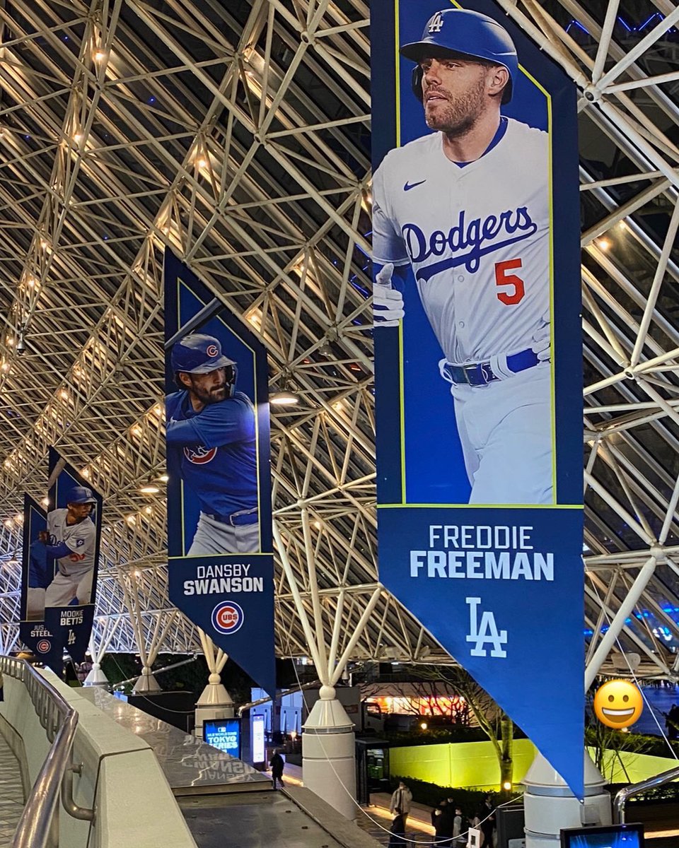 TokyomySpot's tweet photo. #Tokyoseries #Dodgers #Freeman #MLB #東京シリーズ #ドジャース #フリーマン選手 https://t.co/nAVocSDGq2