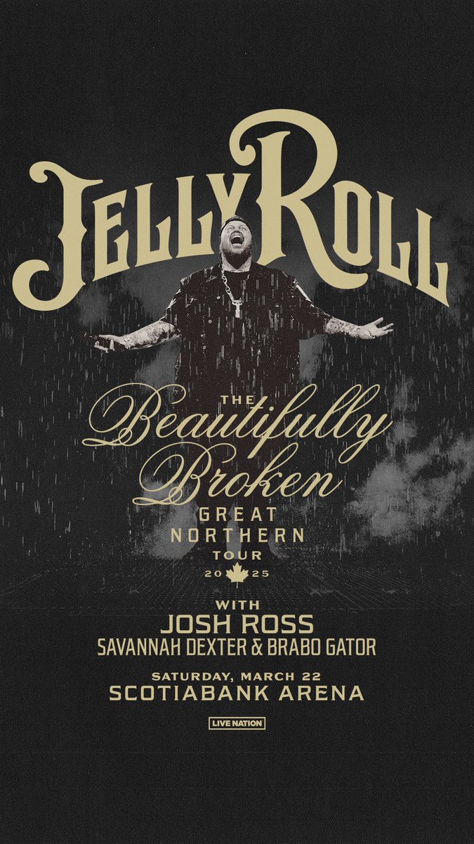 Listen to Hot Country Mornings Friday morning at 7 am for your last chance to win 2 tickets to see <a href="/JellyRoll615/">Jelly Roll</a> on March 22nd  <a href="/ScotiabankArena/">Scotiabank Arena</a>