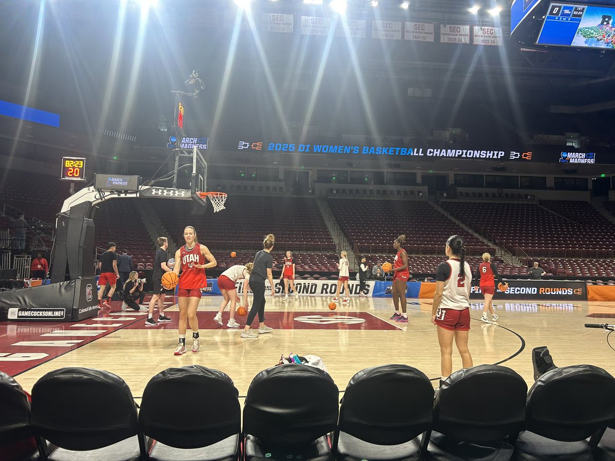 Practice time here in South Carolina. Almost time for the maddness <a href="/UTAHWBB/">Utah Women’s Basketball</a>!