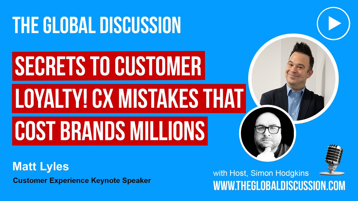New Episode: Why Simplicity is the Secret to Brand Loyalty theglobaldiscussion.com/tgd/matt-lyles with Matt Lyles Ep 249 - The Global Discussion