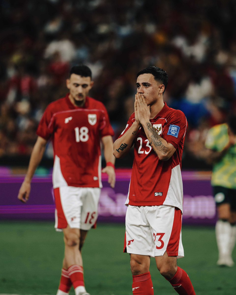 ElianoReijnders's tweet photo. Tough one to take, but we fight on. Tuesday next, and we’ll give it our all. 𝙐𝙣𝙧𝙚𝙖𝙡 support 🇮🇩🙏🏻 https://t.co/lGJwXHmSHT