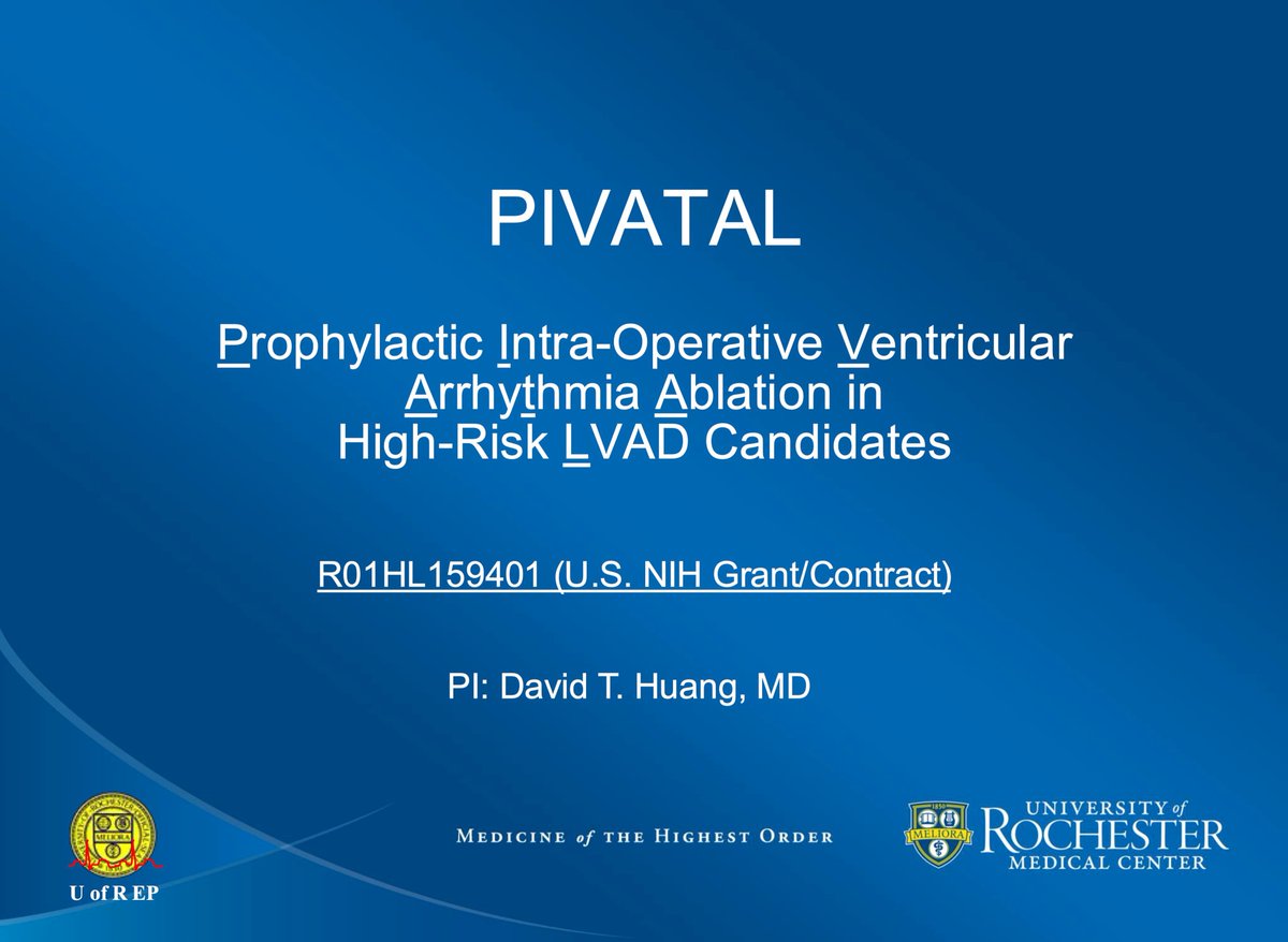 Jose Luis Merino (@joselmerino) on Twitter photo The PIVATAL trial evaluates whether prophylactic intraoperative VT ablation during LVAD implantation reduces post-implant VT recurrence.
Design and interim results to be presented at #EHRA2025 by <a href="/dth6389/">David Huang</a>. Congrats to the authors! <a href="/EHRAPresident/">EHRAPresident</a> #VT #LVAD <a href="/EPeeps/">e__peeps</a> The PIVATAL trial evaluates whether prophylactic intraoperative VT ablation during LVAD implantation reduces post-implant VT recurrence.
Design and interim results to be presented at #EHRA2025 by <a href="/dth6389/">David Huang</a>. Congrats to the authors! <a href="/EHRAPresident/">EHRAPresident</a> #VT #LVAD <a href="/EPeeps/">e__peeps</a>