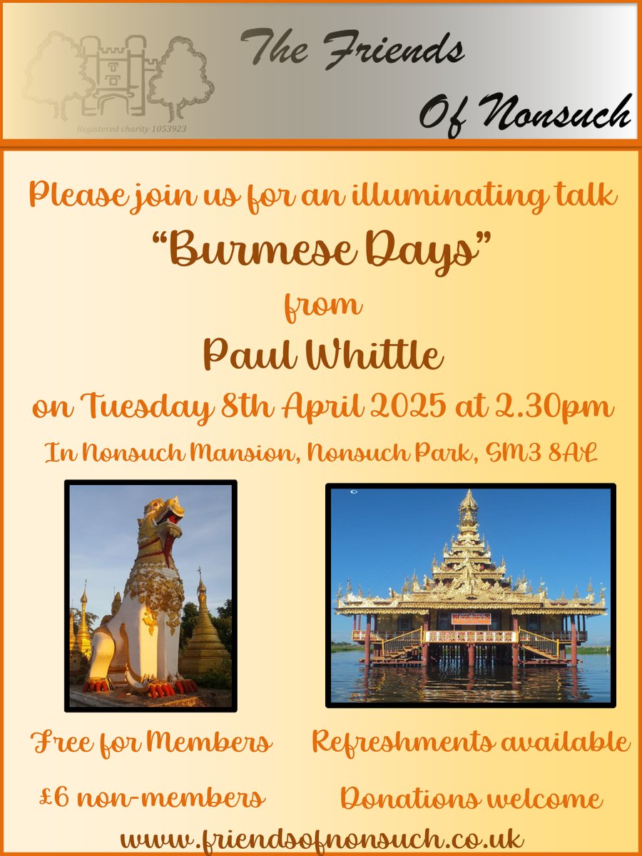 FoNonsuch's tweet photo. A date for your diary https://t.co/3nqijaQdim
