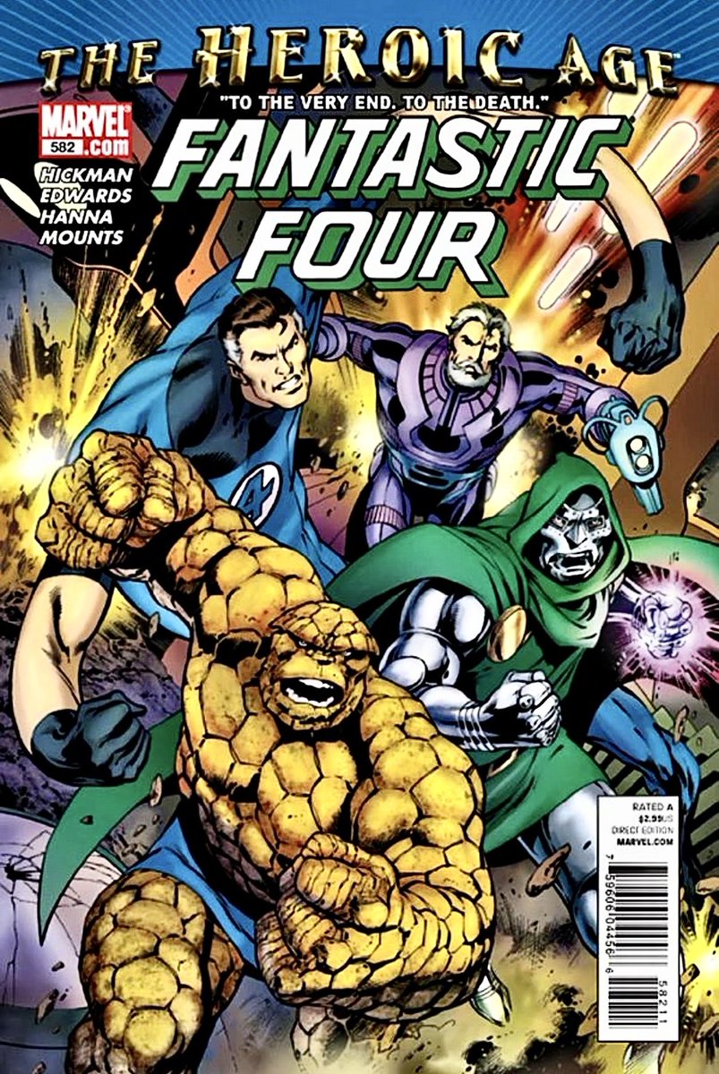 dano_cosmic's tweet photo. Fantastic Four #582 (Vol. 1, 2010), cover by #AlanDavis, #MarkFarmer, & #JavierRodriguez
✨
W-#JonathanHickman,A-#NeilEdwards,I-#ScottHanna,C-#PaulMounts,L-#RusWooton
✨
#FantasticFour #NathanielRichards #ReedRichards #BenGrimm #VictorVonDoom #Marvel #MarvelComics #MarvelCosmic https://t.co/a5zyYd43GS