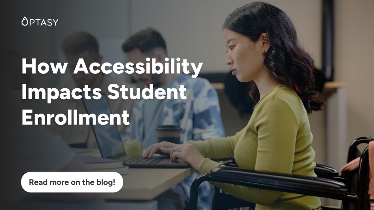 Is your university website welcoming every potential student—or accidentally shutting them out? 
In this article, we break down why accessibility is mission-critical for universities. 
optasy.com/blog/how-acces…

#HigherEducation #Accessibility #EdTech #WebAccessibility