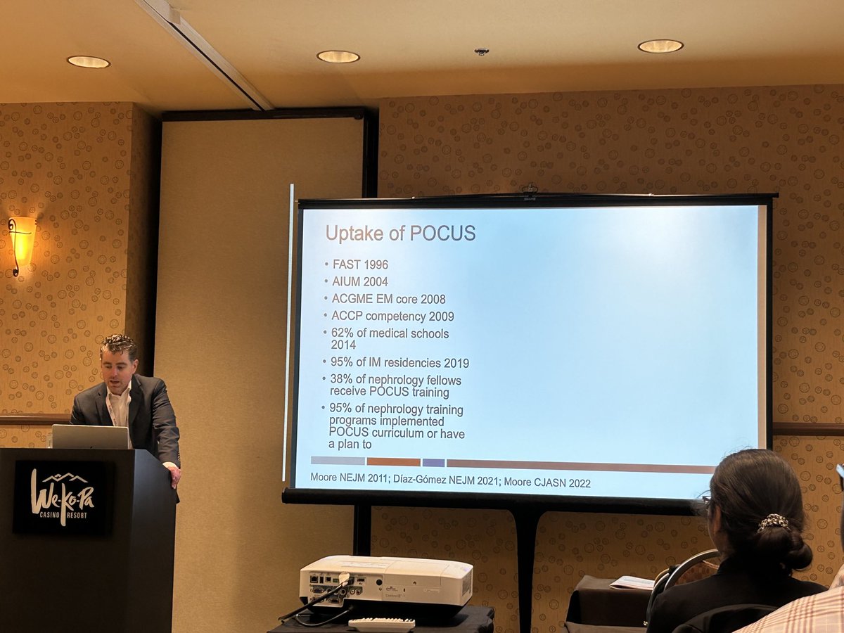 Off to a great start of #POCUS immersion course at #SWNC with ⁦<a href="/nephrothaniel/">Nathaniel Reisinger</a>⁩ ⁦‘s opening talk
