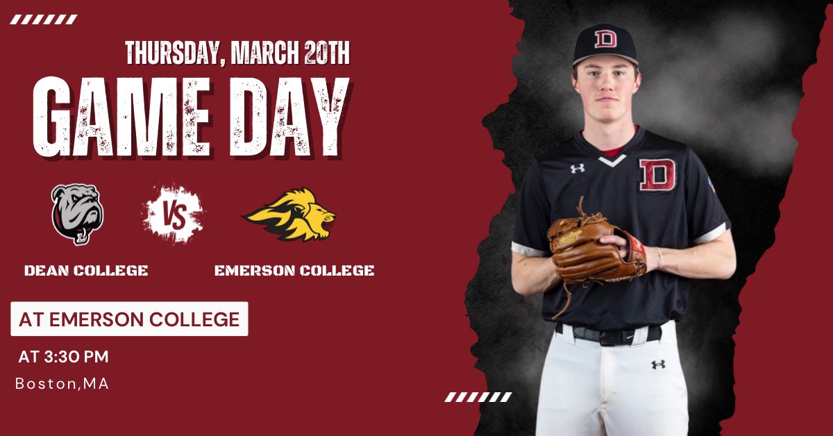 #Dawgs are back in action today on the road against Emerson after dropping our home opener to Bridgewater State yesterday, 6-3! 

#Dawgs 🐾🐶