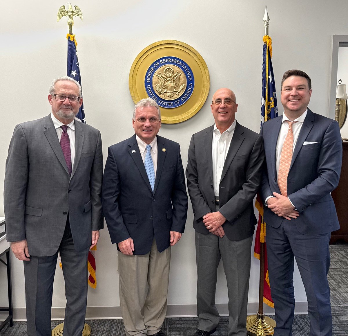 USGLC's tweet photo. Next stop on our #InDistrict tour, Georgia! 🍑 Great discussion with @RepBuddyCarter in his district office on how smart investments in development and diplomacy, alongside defense, can make us #SaferStronger and more prosperous. https://t.co/IMAB4N0vew