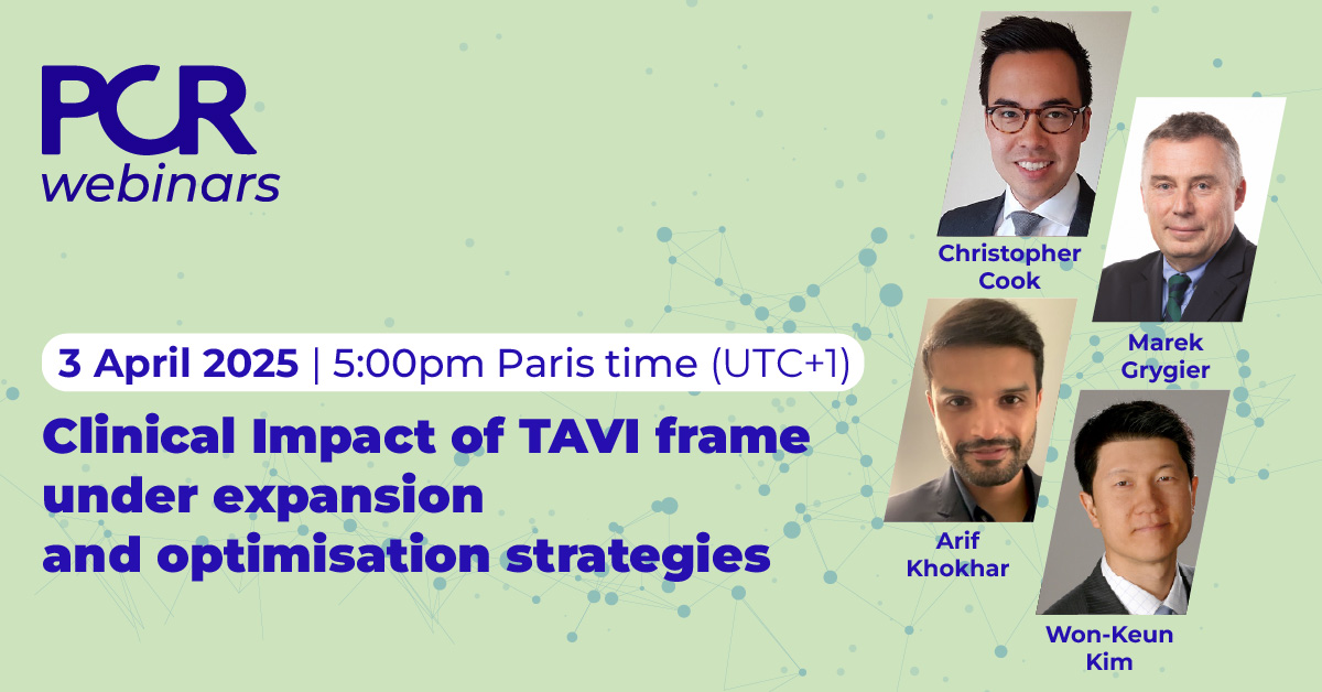 PCRonline 🫀 (@pcronline) on Twitter photo 💻 Clinical impact of TAVI frame under expansion and optimisation strategies
How can you prepare for long-term success? Join <a href="/CCook_MD/">Chris Cook</a>, M. Grygier, <a href="/DrArifK/">Arif Khokhar</a> and W. Kim on 3 April, 5:00pm (UTC+2) for a free #PCRwebinar to explore best practices and optimisation strategies.
🔗 💻 Clinical impact of TAVI frame under expansion and optimisation strategies
How can you prepare for long-term success? Join <a href="/CCook_MD/">Chris Cook</a>, M. Grygier, <a href="/DrArifK/">Arif Khokhar</a> and W. Kim on 3 April, 5:00pm (UTC+2) for a free #PCRwebinar to explore best practices and optimisation strategies.
🔗
