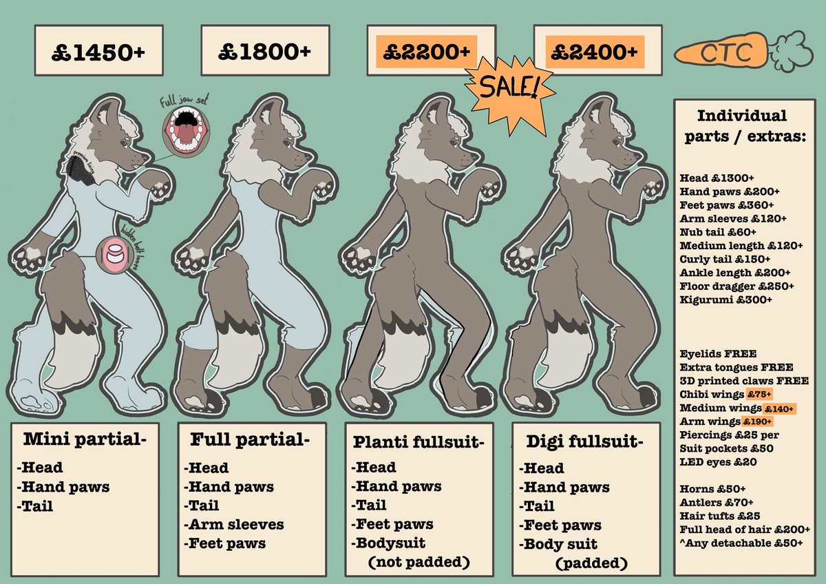 ContainCreature's tweet photo. 2025-26 commissions are now open! 
Telegram channel- https://t.co/hWLzJCbhOz 
Artistic liberty will be discounted.  
#fursuit #fursuitcommission #furry https://t.co/UGJSt4XiZX