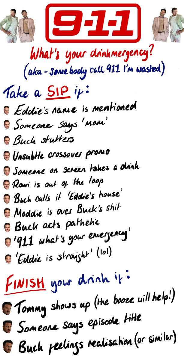 911 DRINKING GAME RULES!!!
please enjoy responsibly. i recommend low percentage drinks like beer or seltzer