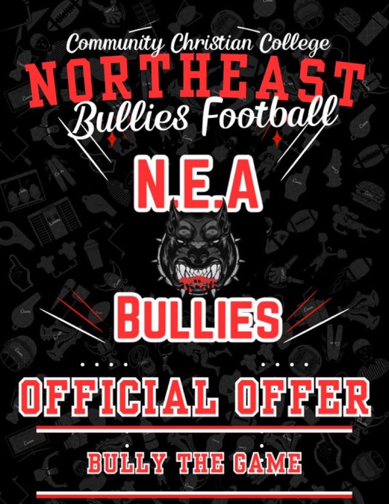 Blessed to receive an offer from CCC northeast <a href="/CoachThrower55/">Coach Thrower</a>.