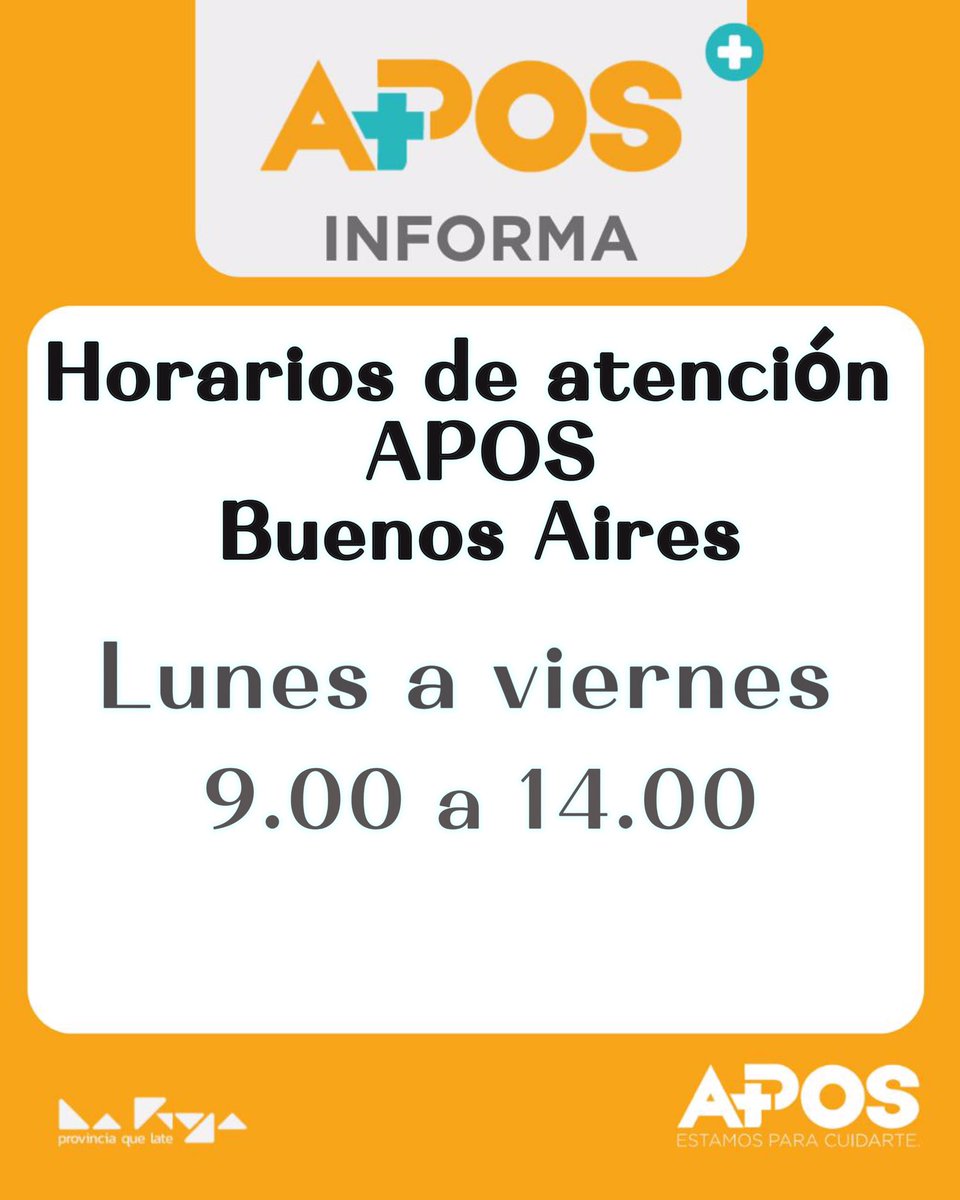 APOSLR's tweet image. 🚨Información importante

👉Para acceder a los horarios de nuestras delegaciones del interior, ingresá a nuestra página web aposlr.gob.ar 

#SaludFederal #SistemaSolidarioDeSalud #EstamosParaCuidarte