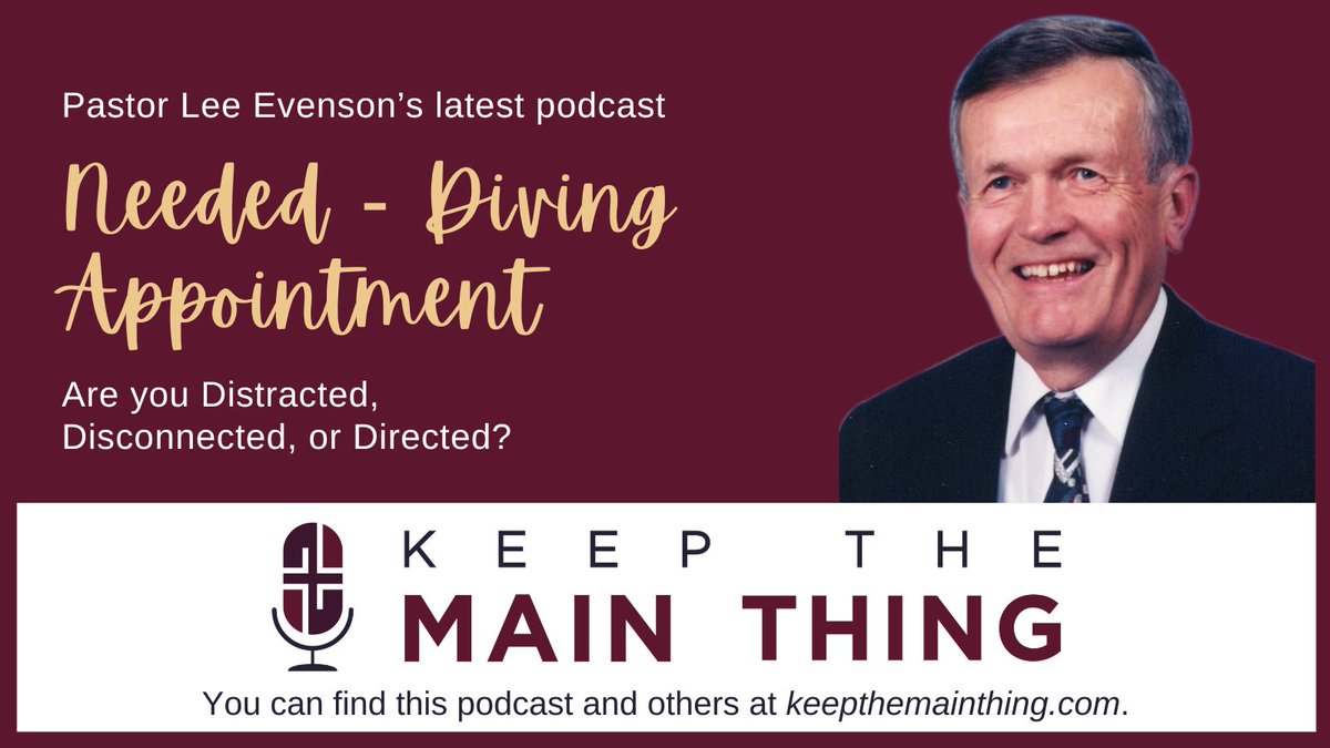 KeepMainThing's tweet photo. You can listen to Pastor Lee's latest podcast at https://t.co/DoXO4YQLNp
#ChristianPodcast #Luke10 #MaryAndMartha #Jesus #Priorities #DivineAppointment #PastorLee #LelandEvenson #KeepTheMainThing https://t.co/H9nB2zo53d