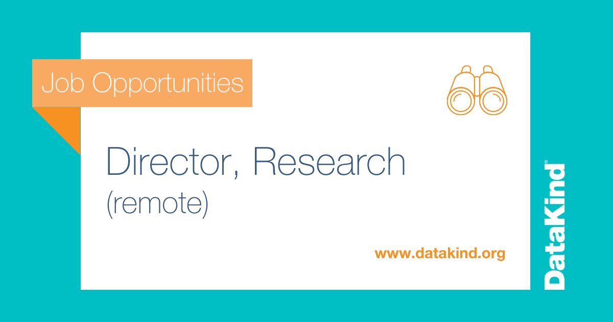 We're seeking a Director, Research to lead our groundbreaking research in #highereducation #datascience. This is an opportunity to establish #DataKind as a thought leader, addressing critical system integration challenges in university data &amp; tech systems. bit.ly/4hpjLfg