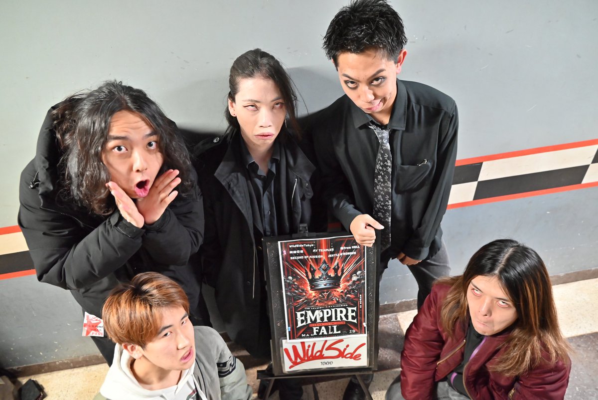 3/19
EMPIRE FALL

今回初めての主催でめちゃくちゃ緊張したけど、最高に楽しかったです！

出演してくださった方々、みんなかっこよすぎました！
ありがとうございます！

これからもっともっと大きくなってやる🔥

📷: @punicocoo

wildside Tokyo

#セカオブ #ラウド #EMPIREFALL #主催