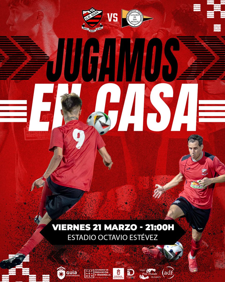 udguia's tweet photo. 🗓️ 𝐑𝐄𝐆𝐈𝐎𝐍𝐀𝐋
Este viernes tenemos una nueva final en el Octavio Estévez, recibiendo a la UD San Nicolás (21h.).
#volveralacima #udguia #guiaesdeporte https://t.co/KiyutKal33