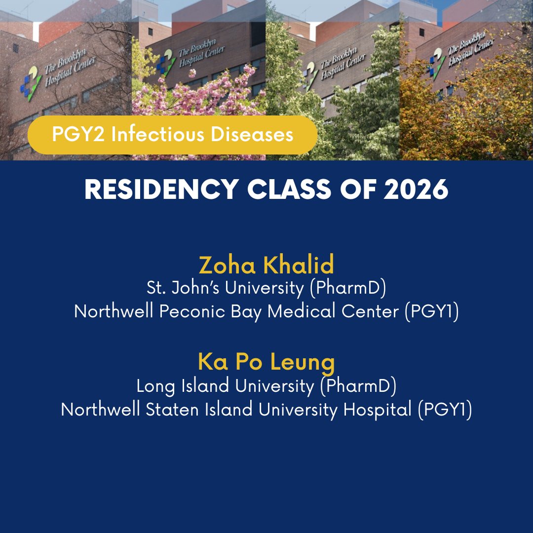 tbhcpharmres's tweet photo. 🥁 roll please! Announcing our upcoming pharmacy residency class of 2026 🥳 Congrats to all who matched! We are also recruiting for our PGY2 EM program in phase II https://t.co/YaEOBmFF1c