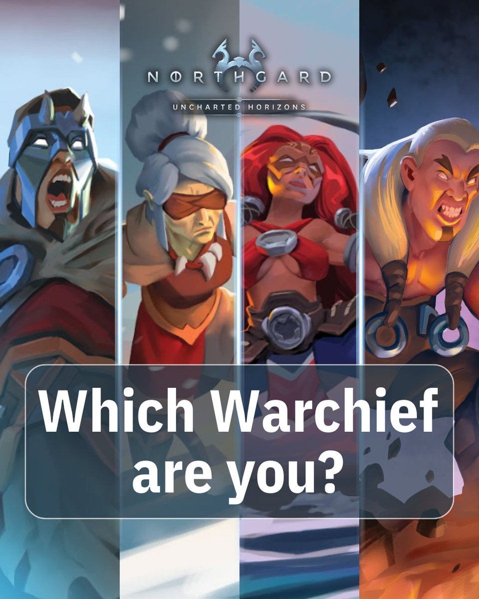 You might already have a favorite clan or a Warchief you love to play in Northgard… but are they truly you? 👀

⚔️ It’s time to find out! Take our highly scientific, 100% accurate Northgard Personality Test and discover which Warchief matches your spirit: open-sesame.games/northgard-unch…