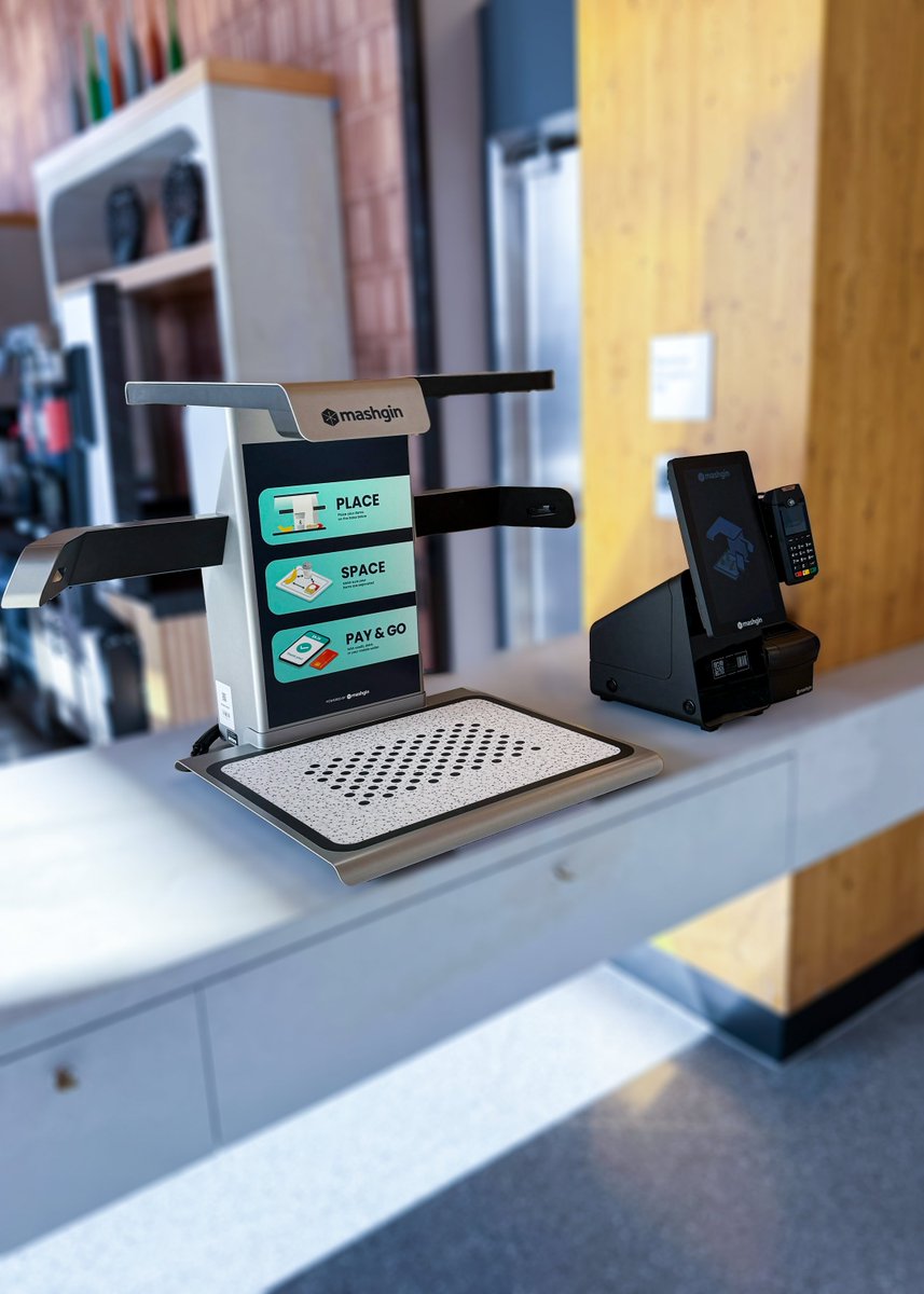 Mashgin's tweet photo. Deployments We Love:

#Mashgin magic is live at Nexdine Collage New Haven café, helping customers can skip the long lines and get back to their busy days.

Let us know what you think next time you stop by for a cuppa! 

#retailtech #CoffeeTalk #cafe https://t.co/MJ0ikuZTtx