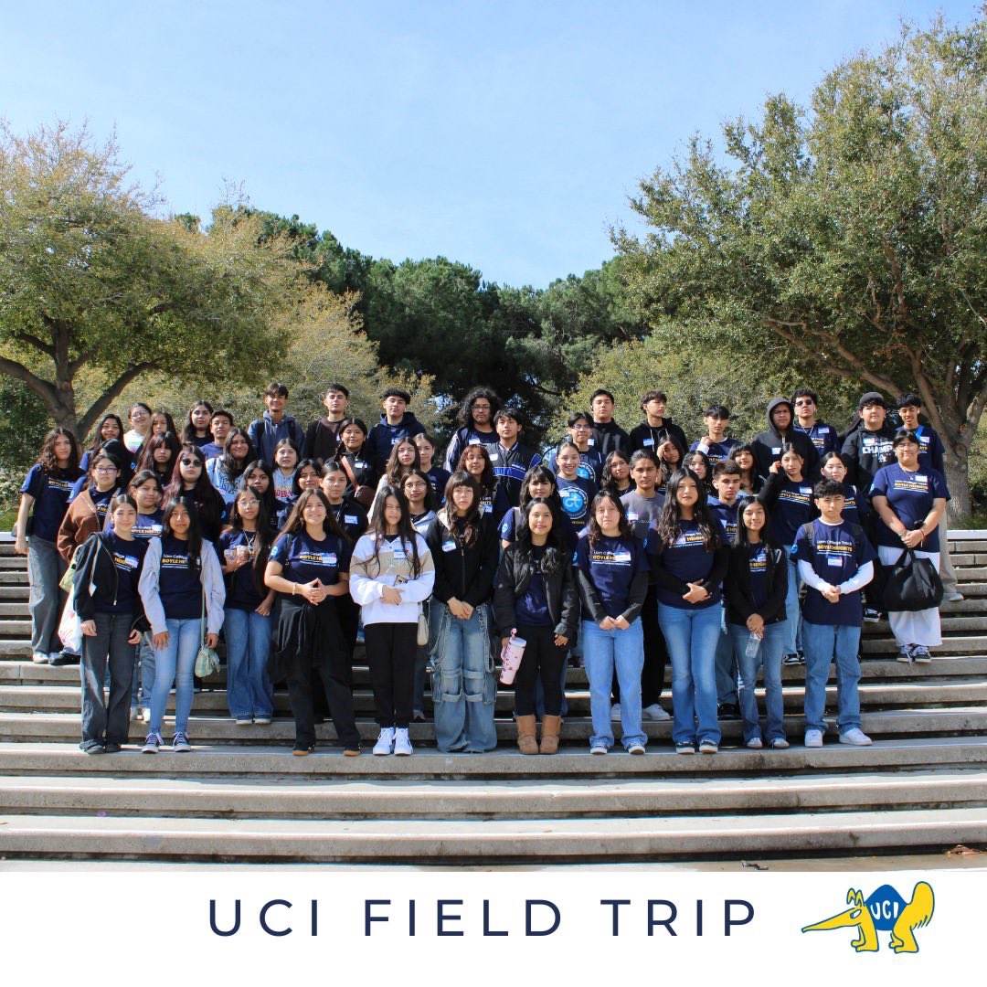 Our <a href="/iamcollegetrack/">i.am College Track</a> Class of 2028 scholars explored <a href="/UCIrvine/">UC Irvine</a>, thanks to MEChA de UCI!

 From campus tours to insightful panels, these experiences fuel their college dreams🎓💡 Big shoutout to MEChA for their time &amp; wisdom!