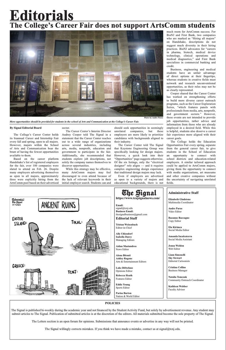 In <a href="/tcnjsignal/">The Signal</a> (3/7/2025)