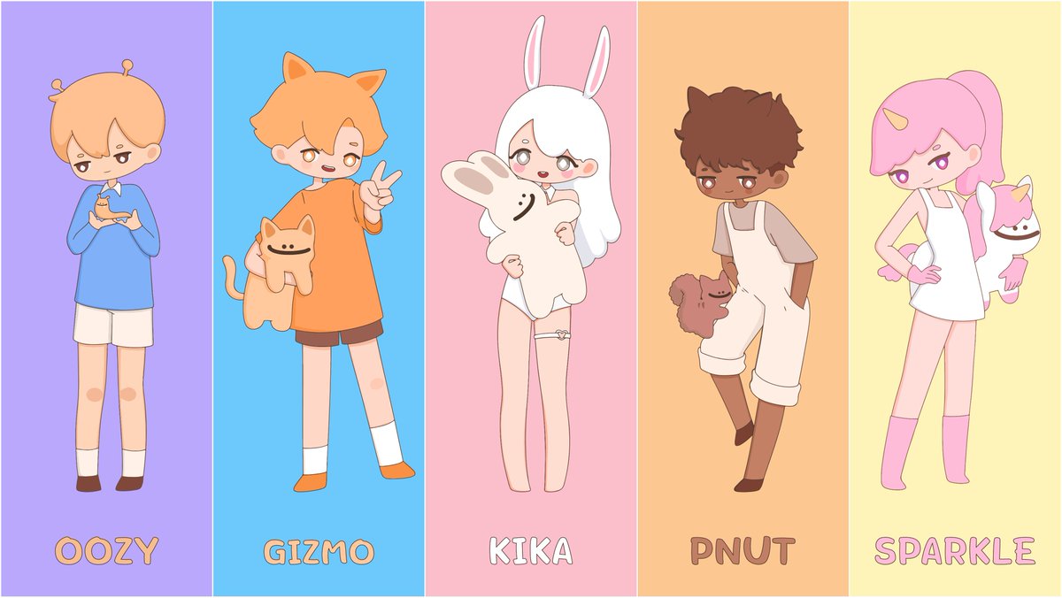 sendkika's tweet image. get ready to meet them in The Imaginary World! 🤩🌎✨