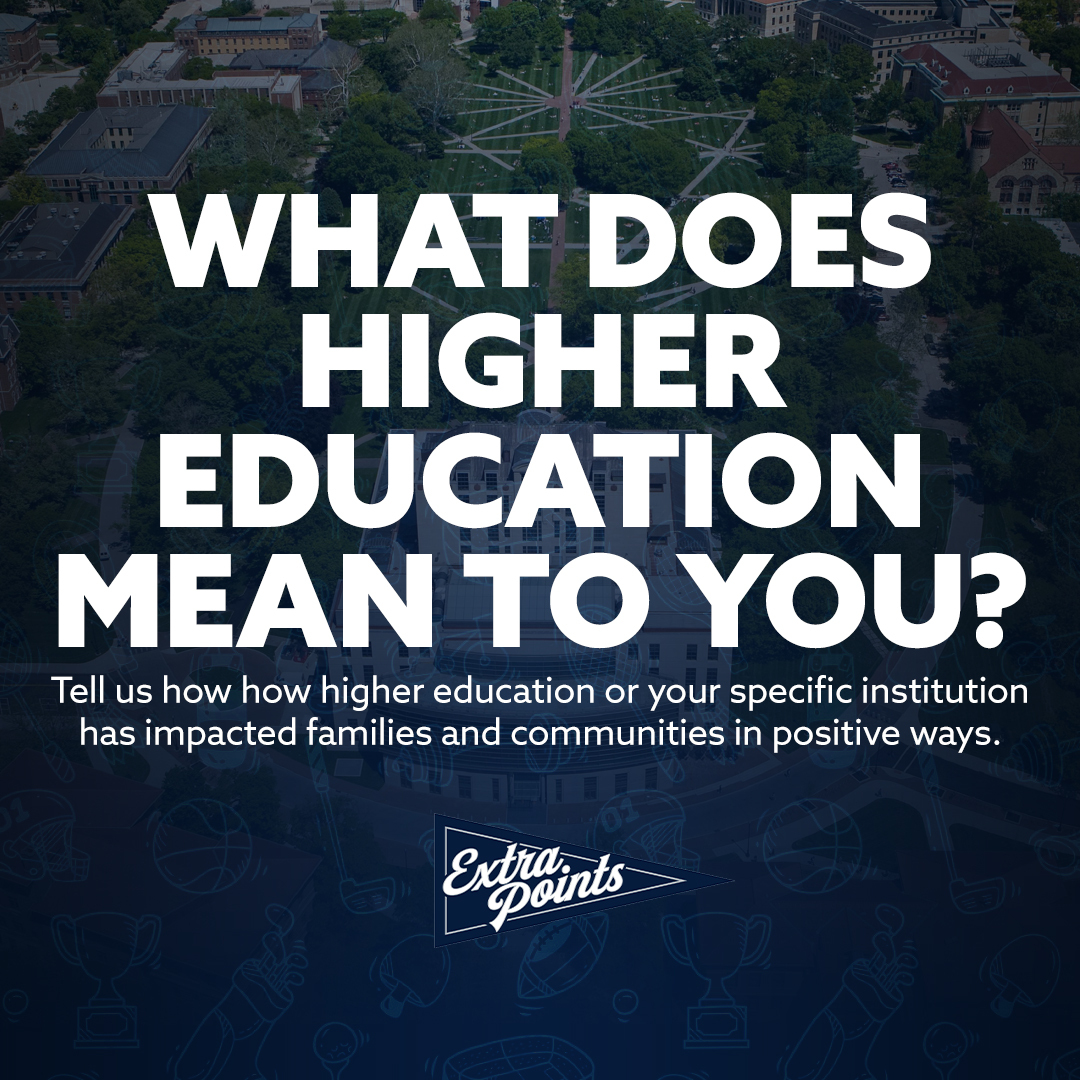 Healthy college sports need healthy colleges. 

If athletics are the "front porch", then schools should use that porch to show communities why higher education is worth fighting for.

Comment to share how higher education impacts families and communities in positive ways.