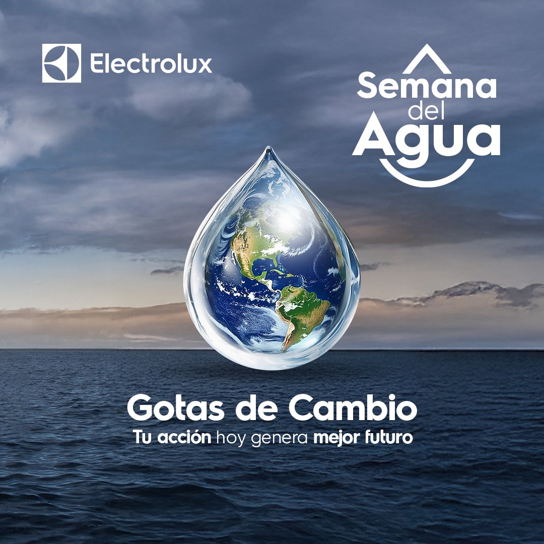 Mariapaulaa09's tweet photo. 🌍💧 Semana Mundial del Agua 2025 💧🌍
En Electrolux, nos comprometemos a cuidar el agua, esencial para la vida. Pequeños cambios, como usar el lavavajillas Electrolux, pueden reducir el consumo de agua hasta en un 92%. 
Cada gota cuenta. 🌱💧
#Electrolux #ForBetterLiving https://t.co/pDpJpIDDqW