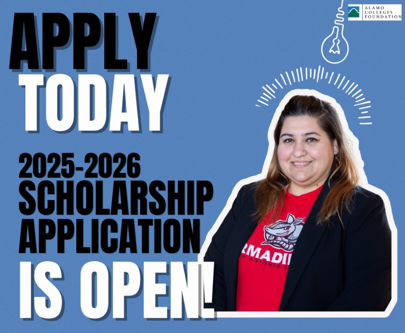 It’s Time to Apply! The 2025-26 Alamo Colleges Foundation Scholarship Application is Open through May 15th! Apply now for the Fall 2025 at alamo.academicworks.com
⏰⏰⏰ #ALAMOproud