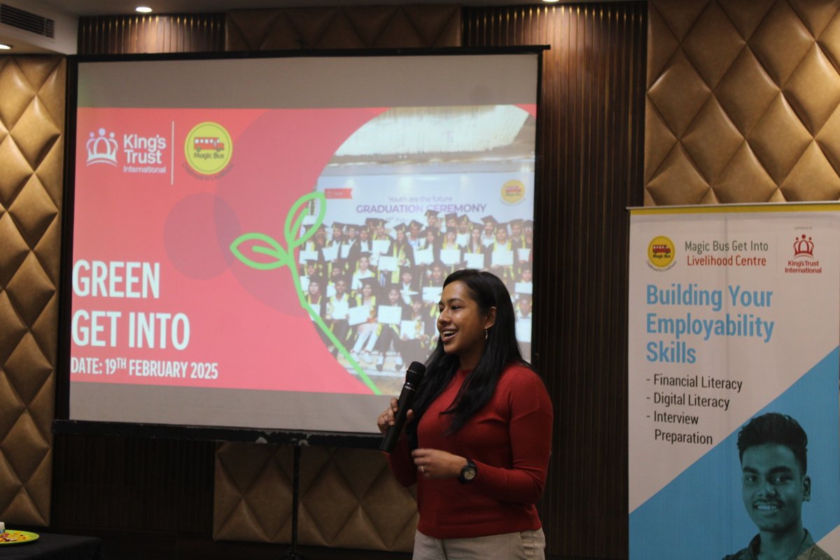 KingsTrustInt's tweet photo. Our Green Workshop in Delhi with @MagicBusIndia was an opportunity for industry leaders & young people from the #GetInto Programme to collaborate & rethink how we work, how we impact our planet & how we can create a workforce that values the environment🌱
#WorkingForYoungPeople https://t.co/Ehi1HDQyfp