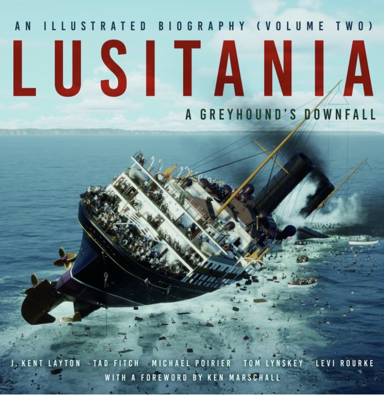 Volume Two of Lusitania: An Illustrated Biography now has an official release date: April 17, 2025!