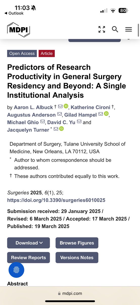 Excited to share new work recently published with <a href="/MDPIOpenAccess/">MDPI</a> Surgeries! 

mdpi.com/2673-4095/6/1/…