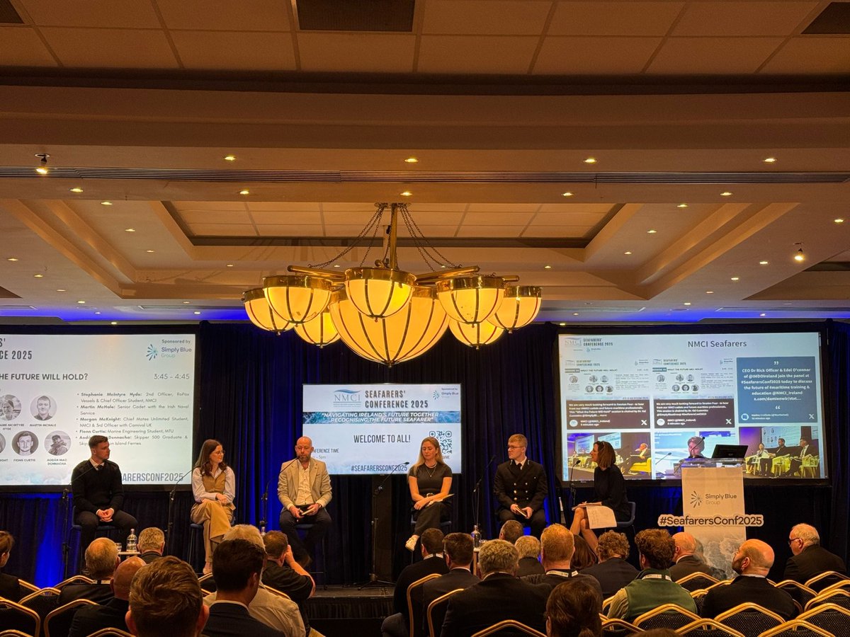 Panel 4: "What the Future Will Hold?"! This session brings together students and graduates from across the maritime sector to share their aspirations, challenges, and career paths. We're excited to hear from the next generation shaping the industry’s future.🚢#SeafarersConf2025