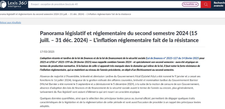 Redaclegis's tweet photo. "L'inflation réglementaire fait de la résistance". Retrouvez le dernier panorama législatif et réglementaire de @Redaclegis (@LexisNexisFr) 
[@alainlambert @davidlisnard @ChEocheDuval @SuanyMazzitelli @MoysanH @CNENormes @clubdesjuristes] : https://t.co/O0ieErtkEC