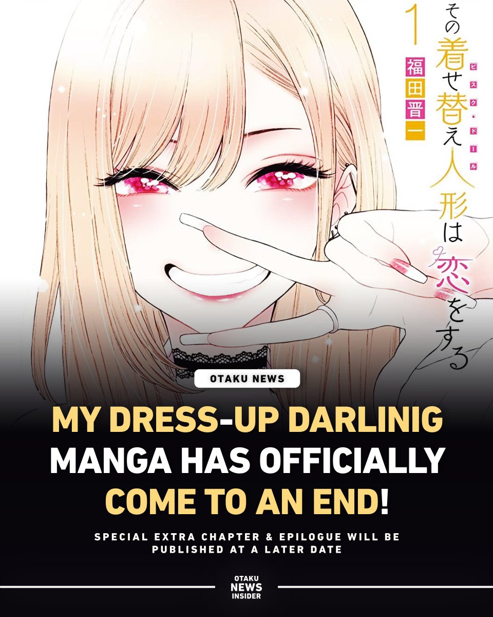 My Dress-Up Darling" Manga has Officiially Ended! A Special Extra Chapter &  Epilogue Will be Published at a Later Date! Season 2 airs in 2025!