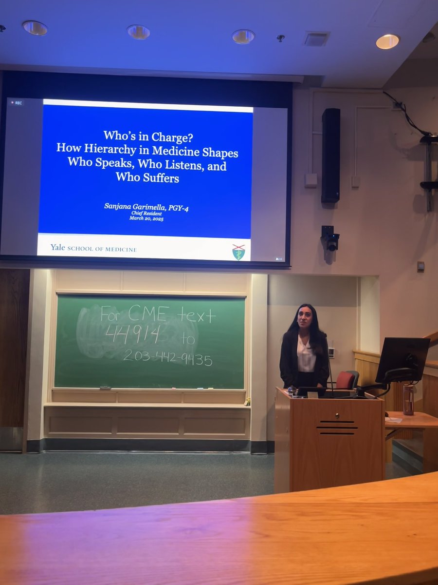 Lou Levine, MD MEd (@loulev_md) on Twitter photo Immensely proud of my partner and Chief Resident <a href="/SanjuGarimella/">Sanju Garimella</a> for delivering a stellar presentation at <a href="/YaleIMed/">Yale Internal Medicine</a> Medical Grand Rounds on such an important topic — hierarchy in medicine! <a href="/TradIMYale/">Yale IM Traditional Residency Program</a> Immensely proud of my partner and Chief Resident <a href="/SanjuGarimella/">Sanju Garimella</a> for delivering a stellar presentation at <a href="/YaleIMed/">Yale Internal Medicine</a> Medical Grand Rounds on such an important topic — hierarchy in medicine! <a href="/TradIMYale/">Yale IM Traditional Residency Program</a>