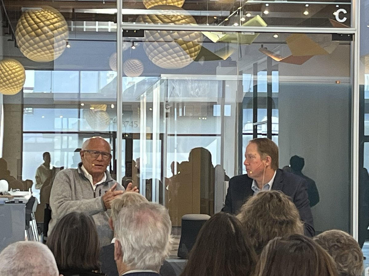 Contemplating the rebuilding of #pacificpalisades and #altadena with Steve Soboroff and Mark Gold this morning at WUF.