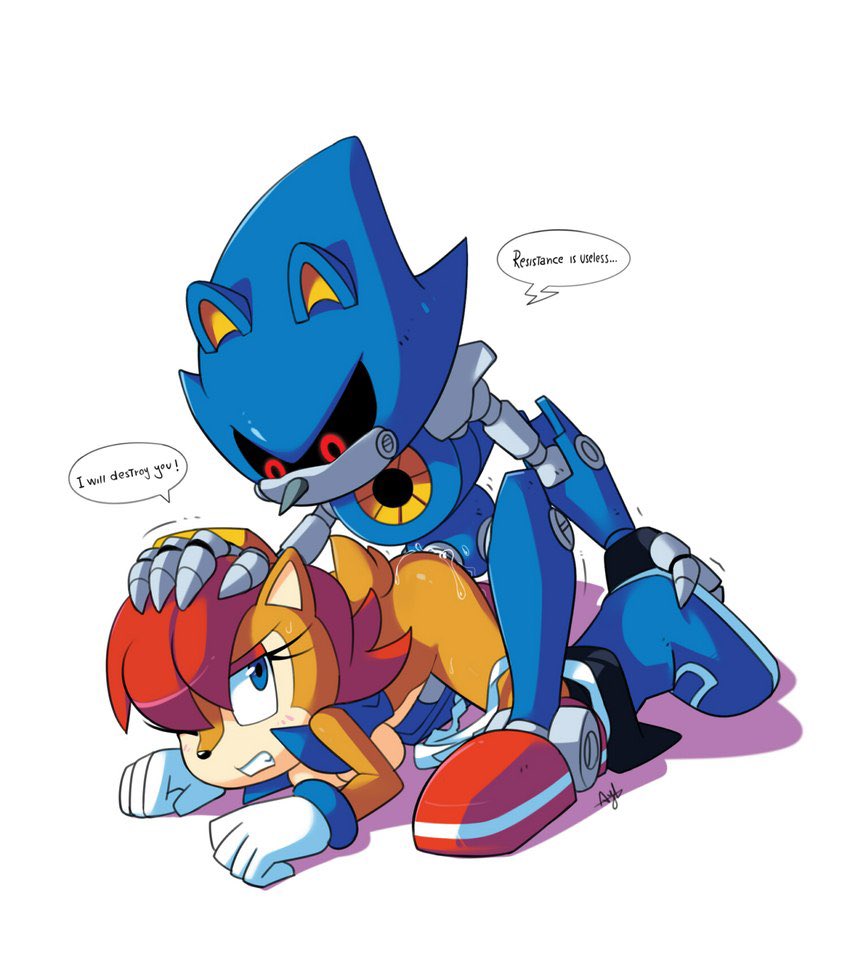 FallenAcornSlut's tweet photo. Scenario 1 : Sally is never rescued, she is whored around by Dr. Robotnik to other villains, himself and his machines.

Scenario 2: Sally is “rescued” but constantly whores herself to anyone and anything to satisfy her sexual needs.

Scenario 3: YOU CHOOSE! https://t.co/gy1L5MmDvs