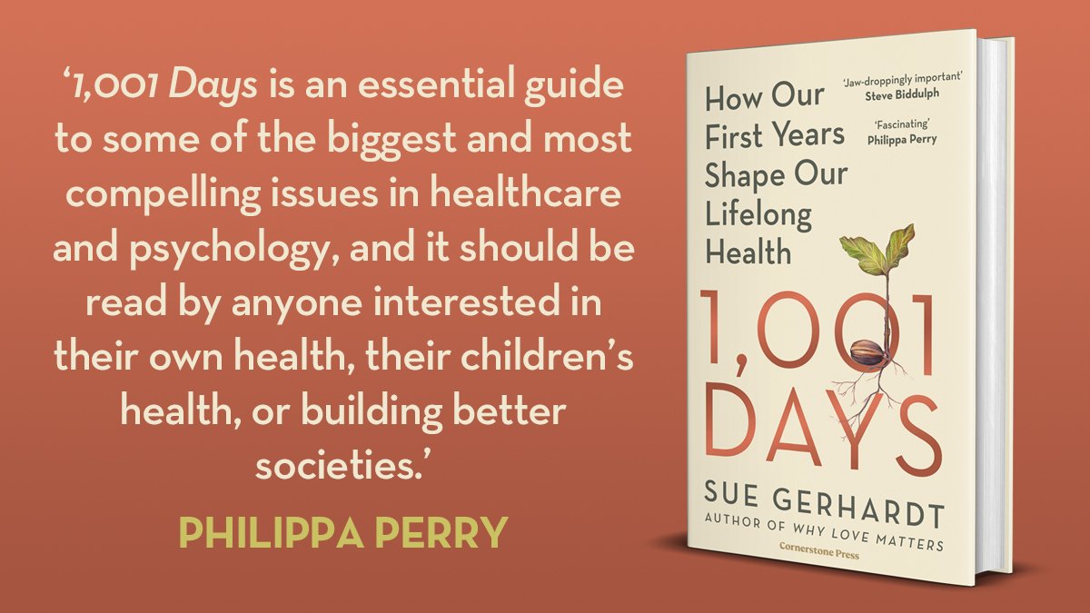 Today, OXPIP's founder Sue Gerhardt launches her new book "1001 days: How Our First Years Shape our Lifelong Health". 

We're giving away one free copy chosen at random from the people who retweet one of our social media posts by 8th April.

 Available to purchase from today.
