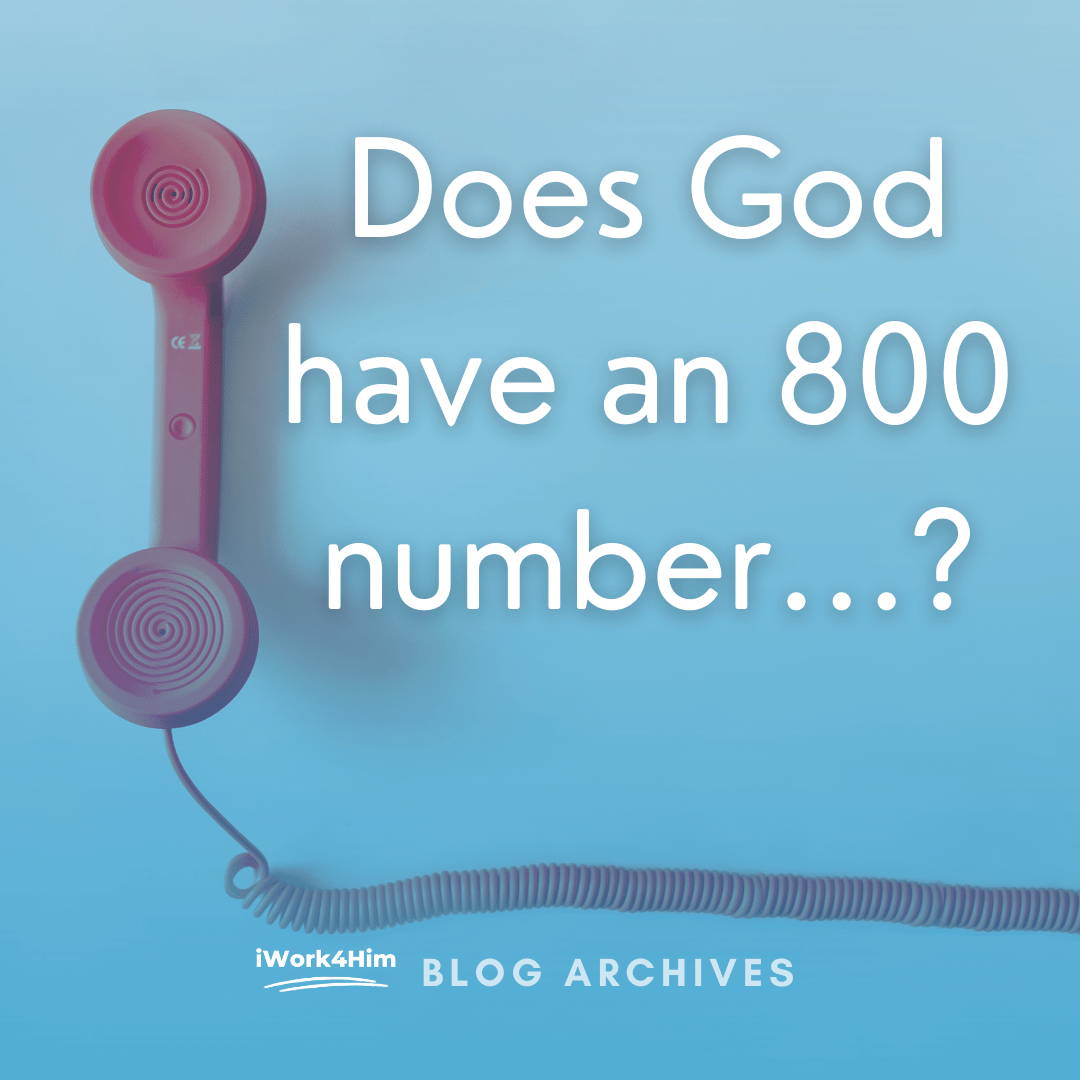 iWork4HimRadio's tweet image. Do you only call God when it's a 9-1-1 situation, or do you dial Him "toll free" every day? 

Don't put this article on hold - take just a couple of minutes to read it now: iwork4him.com/blog/2018/1/do…

#prayer #timewithGod #howtopray